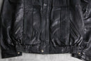 black mulch pocket leather jacket