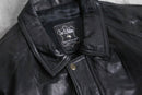 black mulch pocket leather jacket