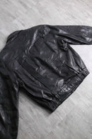 black mulch pocket leather jacket