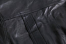 black mulch pocket leather jacket