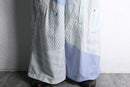 "Re:make" stripe shirt patchwork pajama pants