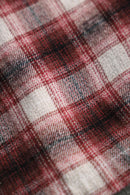 2000s PLAY BOY open collar cotton nel check shirt