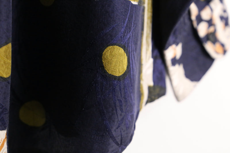 "GOOUCH" moonlit night design loose silk shirt