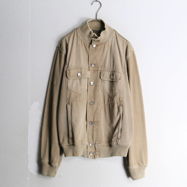 “DOLCE&GABBANA” rib switch cotton jacket