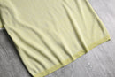 lemon yellow fine knit tee