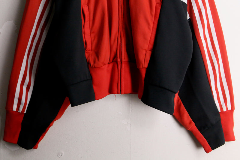 remake "再構築" red×black dolman track jacket