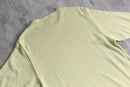 lemon yellow fine knit tee