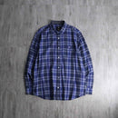 late 1990-00s Calvin Klein ombre check cotton BD shirt