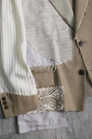 "Re:make"hand stitch tailored jacket