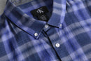 late 1990-00s Calvin Klein ombre check cotton BD shirt