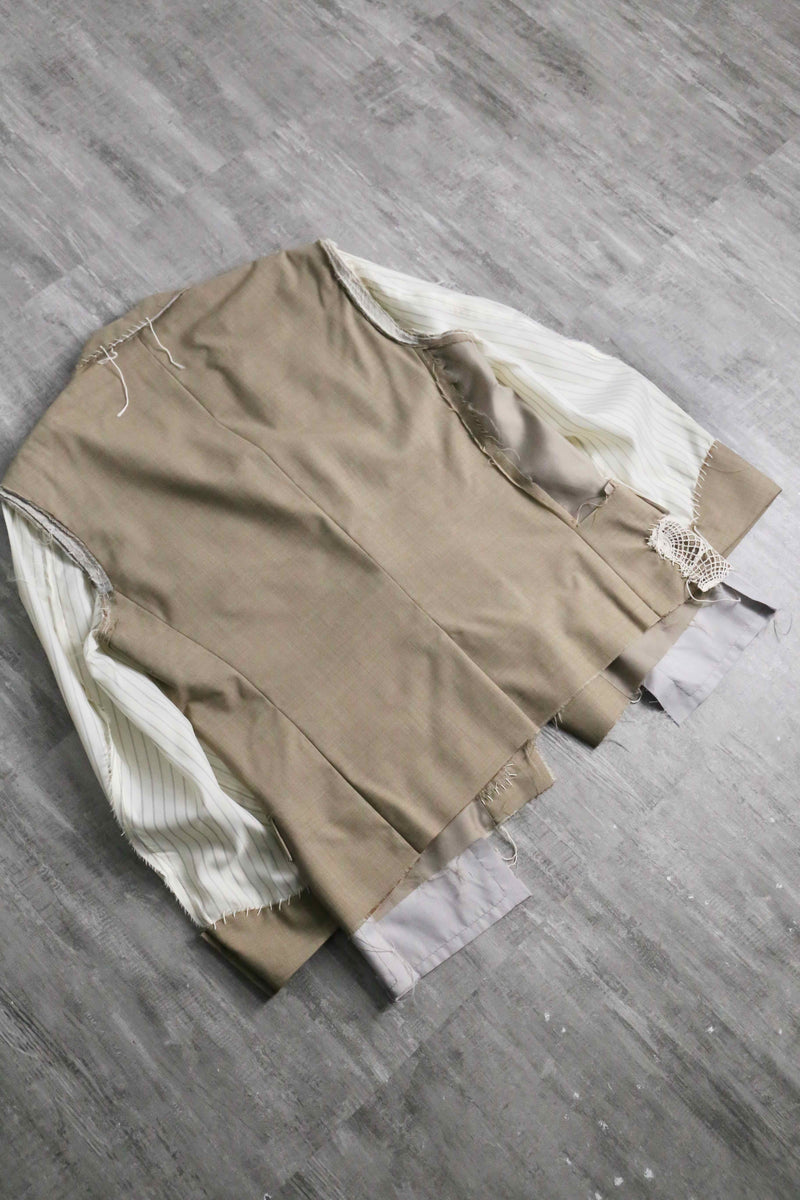 "Re:make"hand stitch tailored jacket