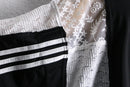 "Re:make" lace docking track jacket