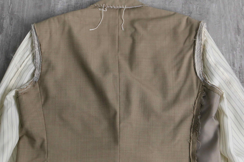 "Re:make"hand stitch tailored jacket