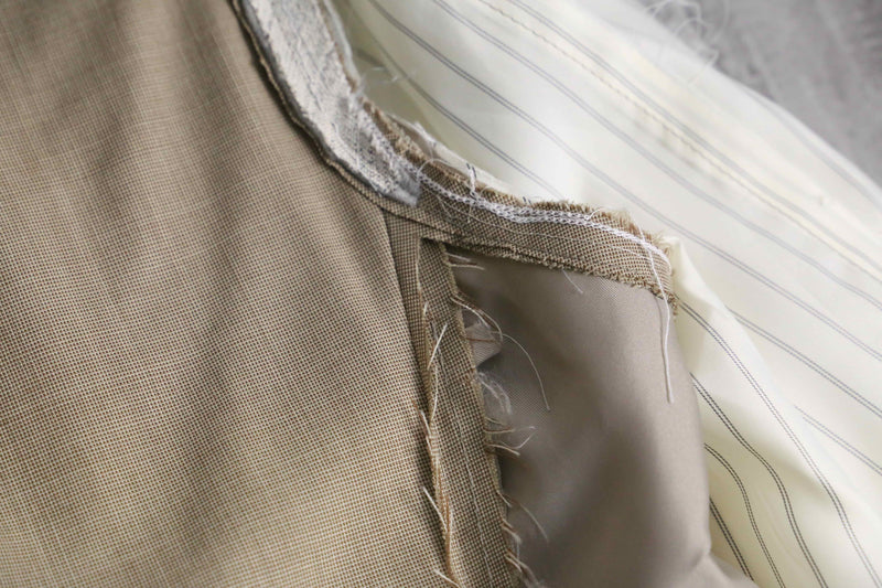 "Re:make"hand stitch tailored jacket