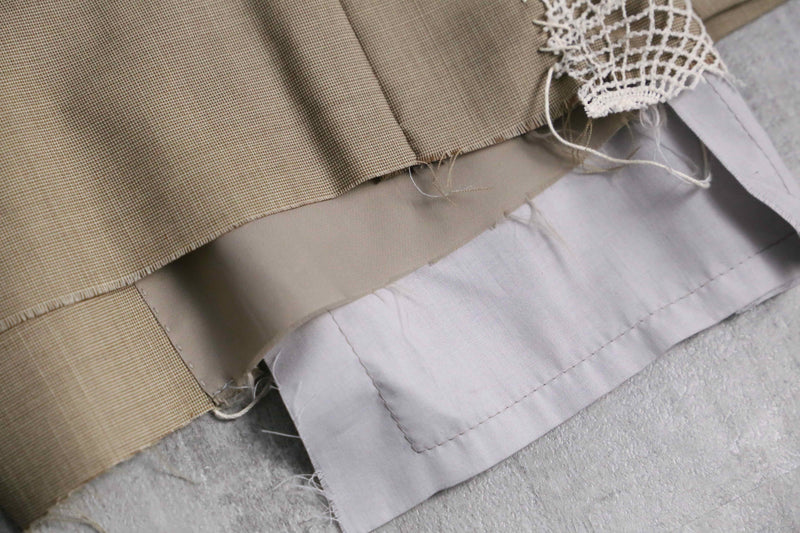 "Re:make"hand stitch tailored jacket