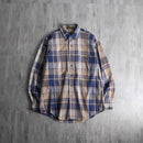1980-90s Eddie Bauer Sonoma Heathers BD cotton flannel check shirt