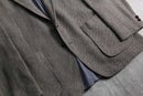 1970s vintage Yves Saint Laurent herringbone tweed 2B single tailored jacket