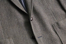 1970s vintage Yves Saint Laurent herringbone tweed 2B single tailored jacket