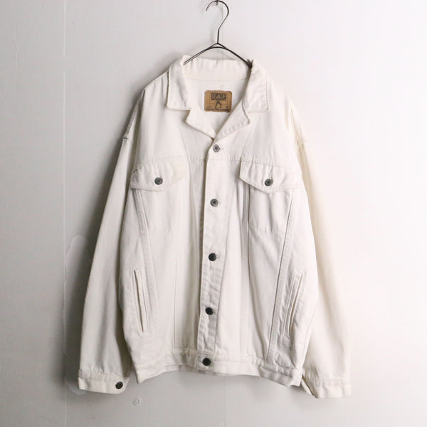 "old GAP" white tracker denim jacket