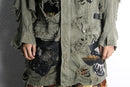 "Re:make" M-51 damaged graphic military parka
