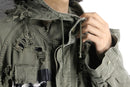 "Re:make" M-51 damaged graphic military parka