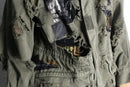 "Re:make" M-51 damaged graphic military parka