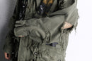 "Re:make" M-51 damaged graphic military parka