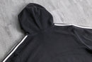 "adidas" fade black pullover hoodie