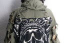 "Re:make" M-51 damaged graphic military parka