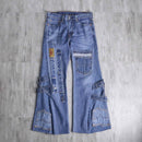 "Re:make" docking super flare denim pants