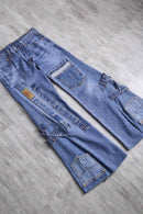"Re:make" docking super flare denim pants
