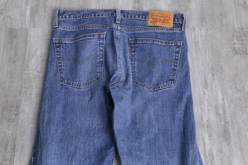 "Re:make" docking super flare denim pants