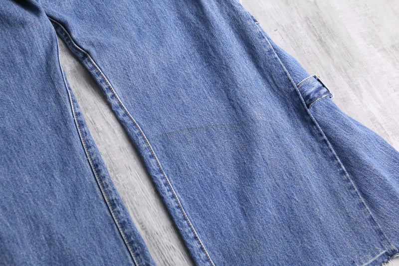 "Re:make"docking wide flare denim