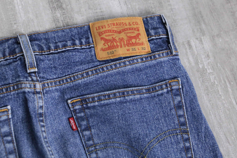 "Re:make" docking super flare denim pants