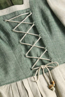 euro taste linen long one-piece