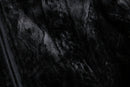black faux fur zip jacket