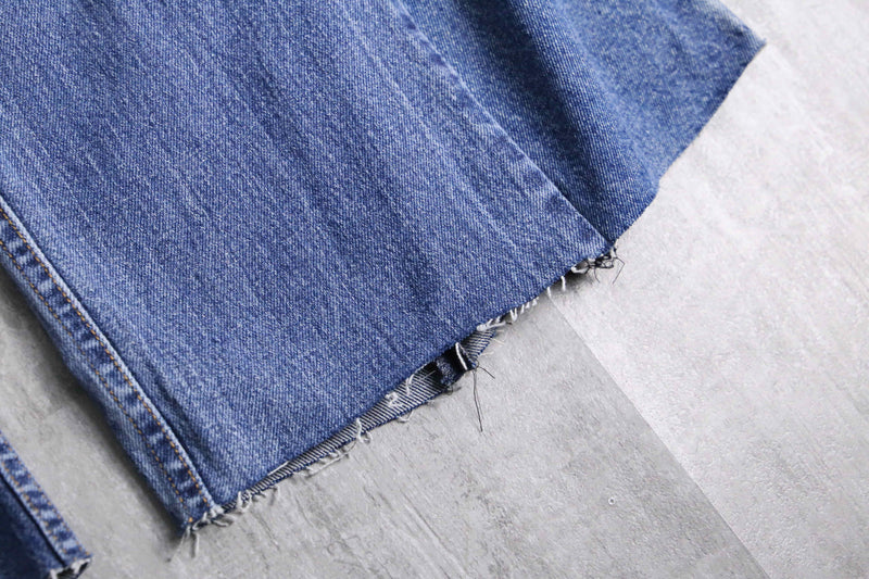 "Re:make" docking super flare denim pants