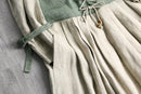euro taste linen long one-piece