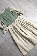 euro taste linen long one-piece