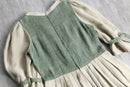 euro taste linen long one-piece