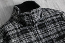 1990-00s CHICO'S tweed zip jacket