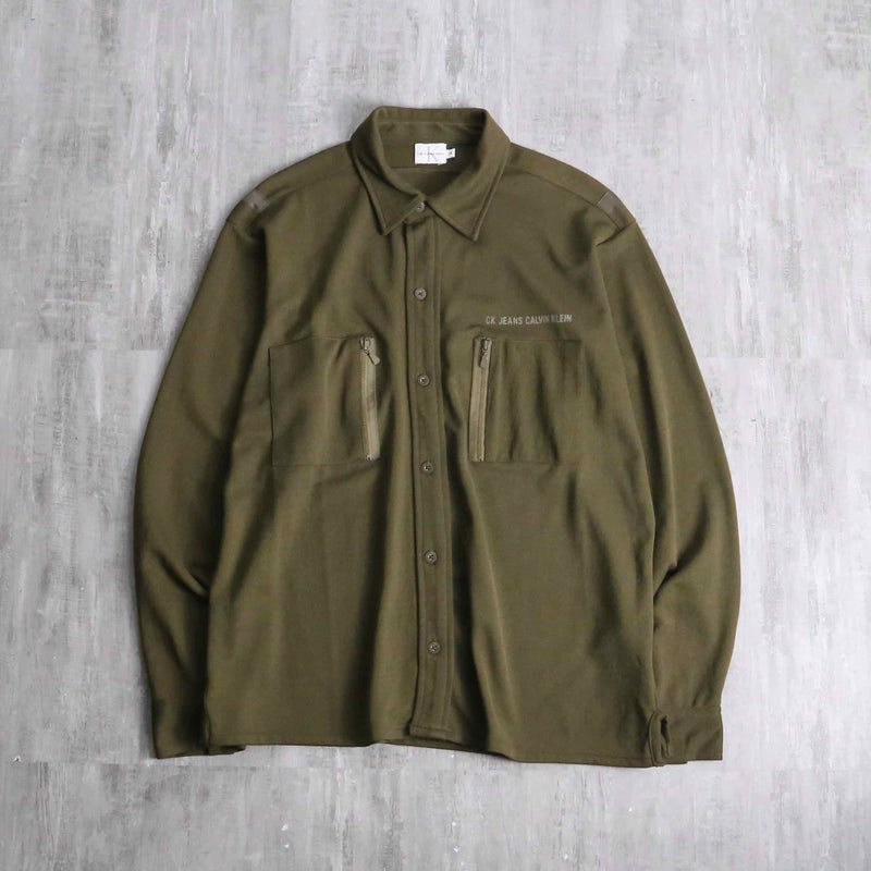 “Calvin Klein jeans” khaki tactical shirt