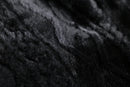 black faux fur zip jacket