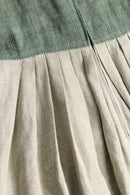 euro taste linen long one-piece