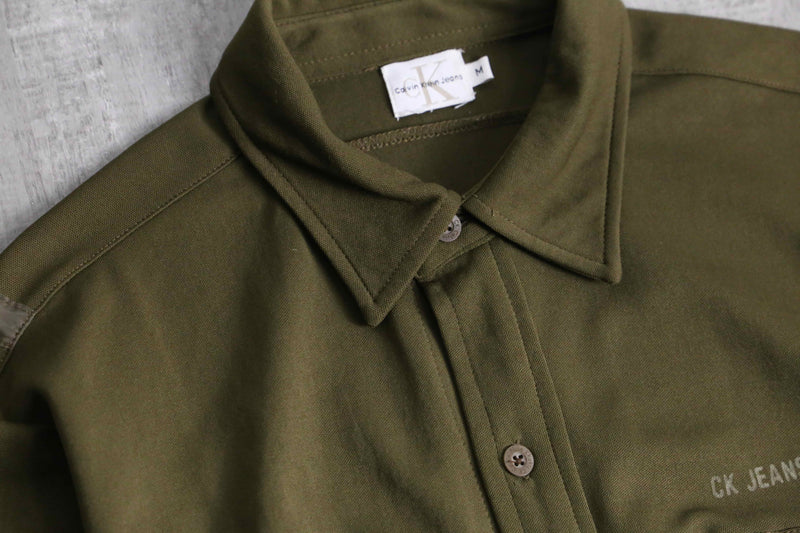“Calvin Klein jeans” khaki tactical shirt