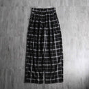 2000s windowpane check 2tuck pants