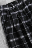 2000s windowpane check 2tuck pants
