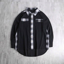 monotone thermal docking loose shirt