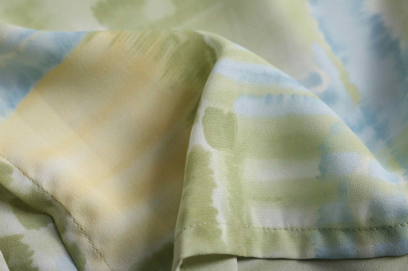 "Alfred Dunner" water art check open collar shirt