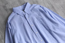 “Polo by Ralph Lauren” MERRIN sax blue woven cotton shirt